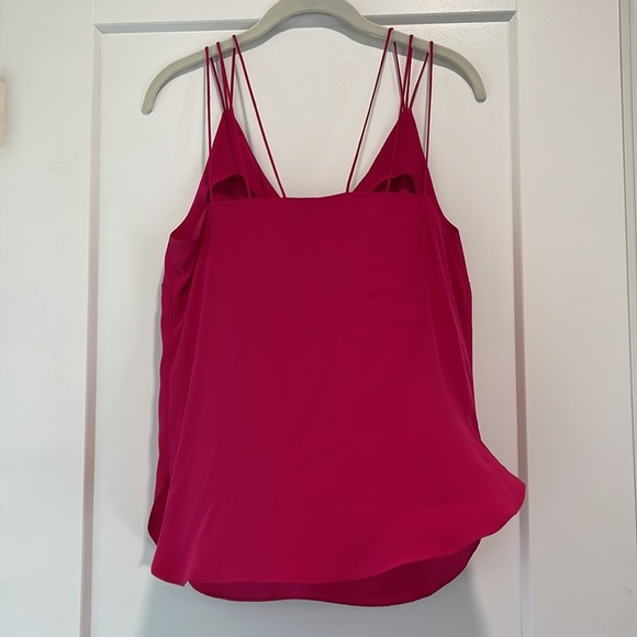 Amanda Uprichard Silk Pink Multi strap Tank - Picture 7 of 7